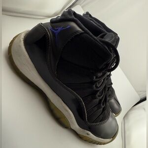 Black and White High-Top Sneakers